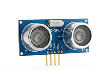 Real HC-SR04 ultrasonic distance sensor