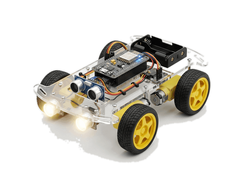 Real ESP8266 Wi-Fi Robot Car